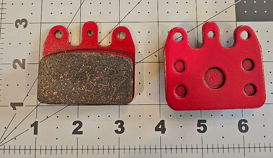Brake pad CRG rear red medium/soft team pad