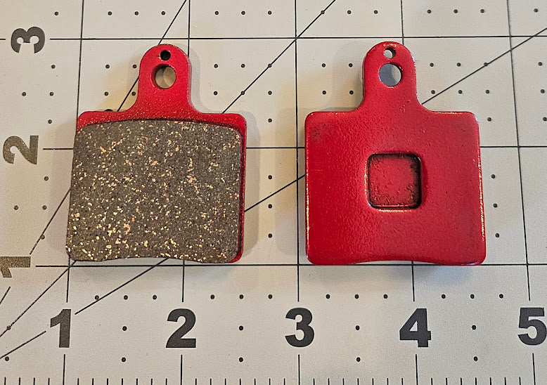 Brake pad CRG Front red medium/soft team pad