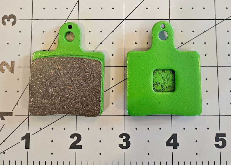 Brake pad CRG Front green soft team pad