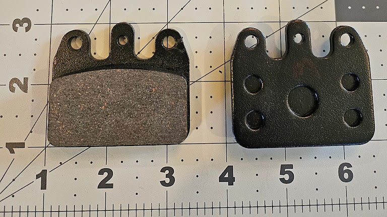 Brake pad CRG rear black medium team pad